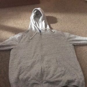 It’s a dotted whit hoodie